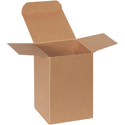 9 x 7 x 4" Heavy Duty Kraft Reverse Tuck Folding Cartons